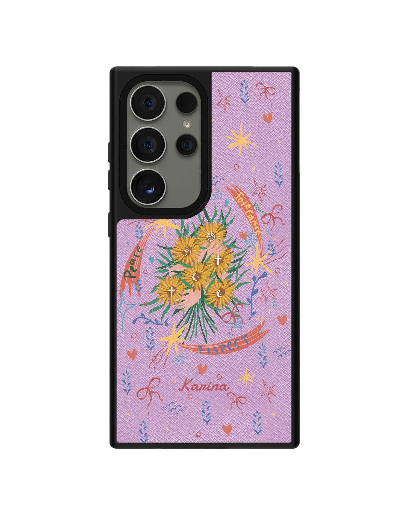 Android Leather Grip - Peace