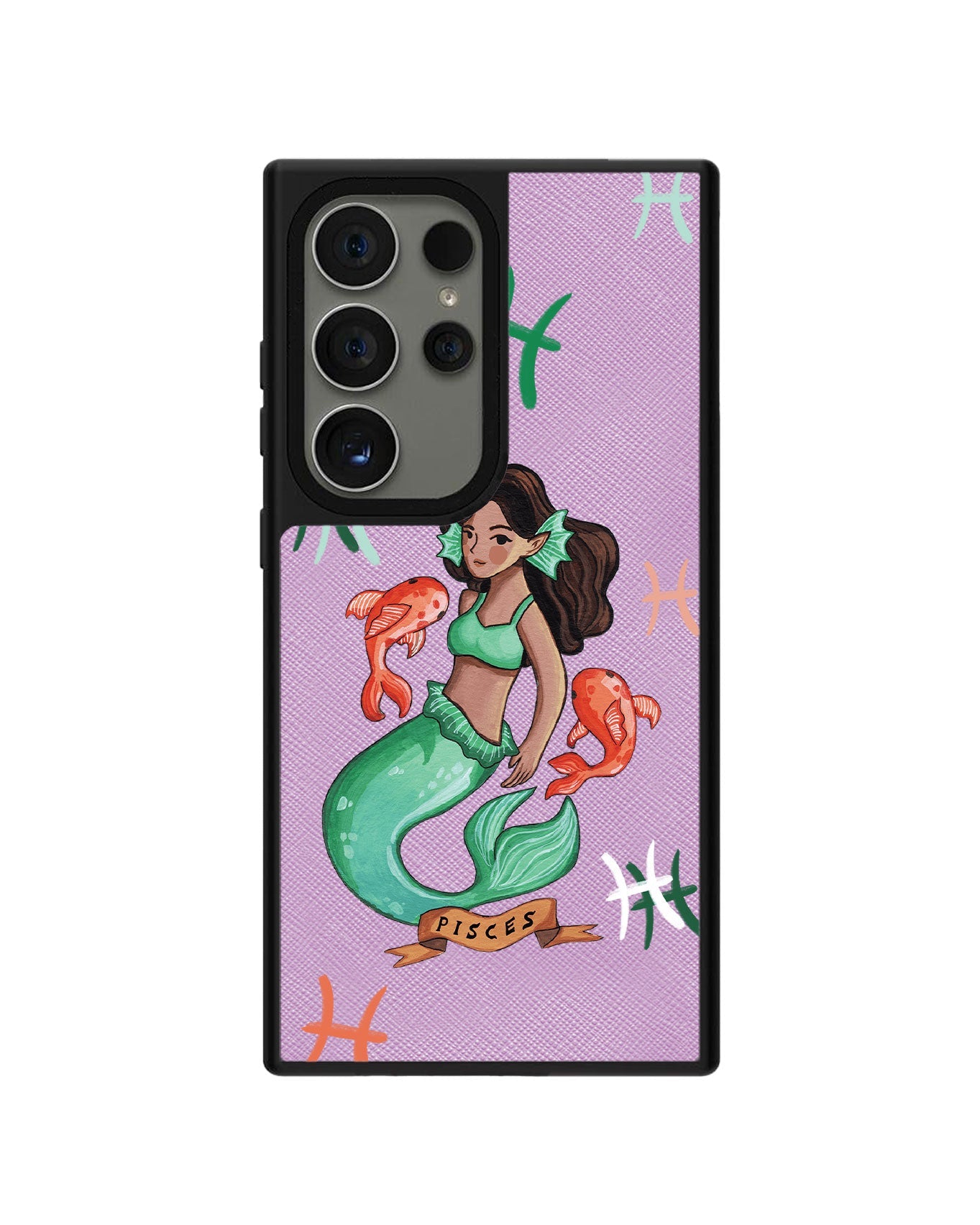 Android Leather Grip - Pisces