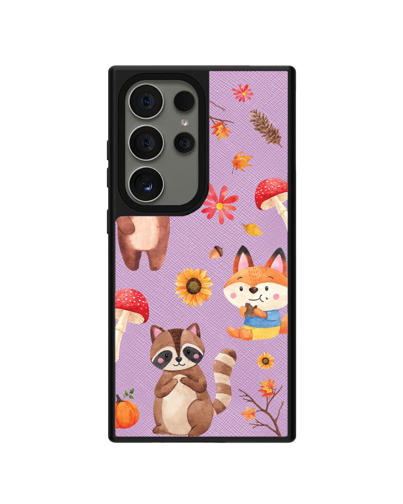 Android Leather Grip - Autumn Animals