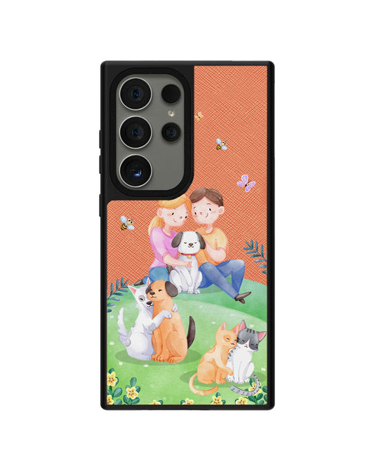 Android Leather Grip - Adorable Animals
