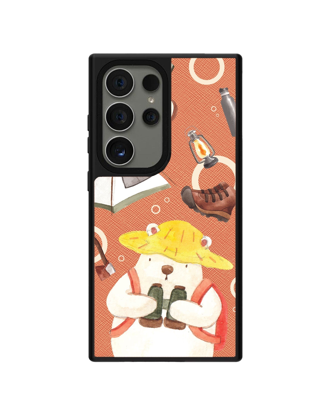 Android Leather Grip - Adventure of Bear