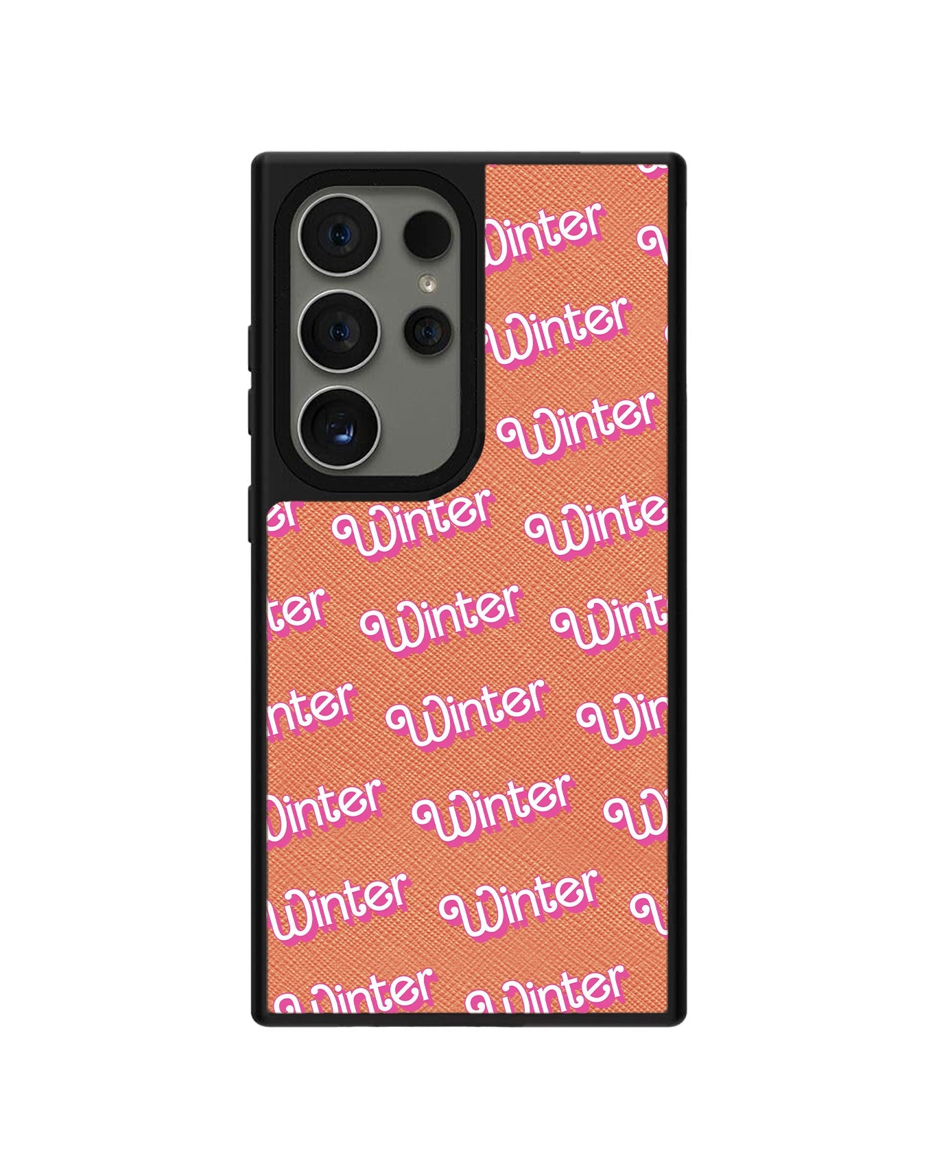 Android Leather Grip - Barbie Monogram