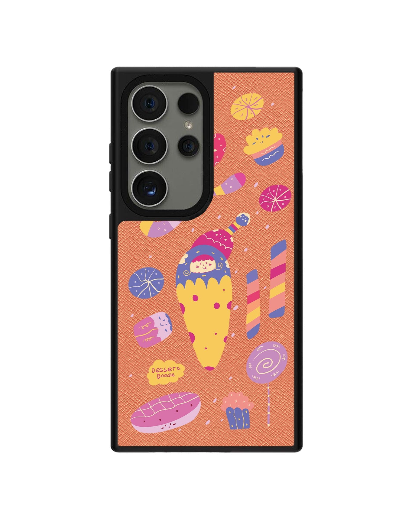 ด้ามจับหนัง Android - ขนมหวาน Doodle