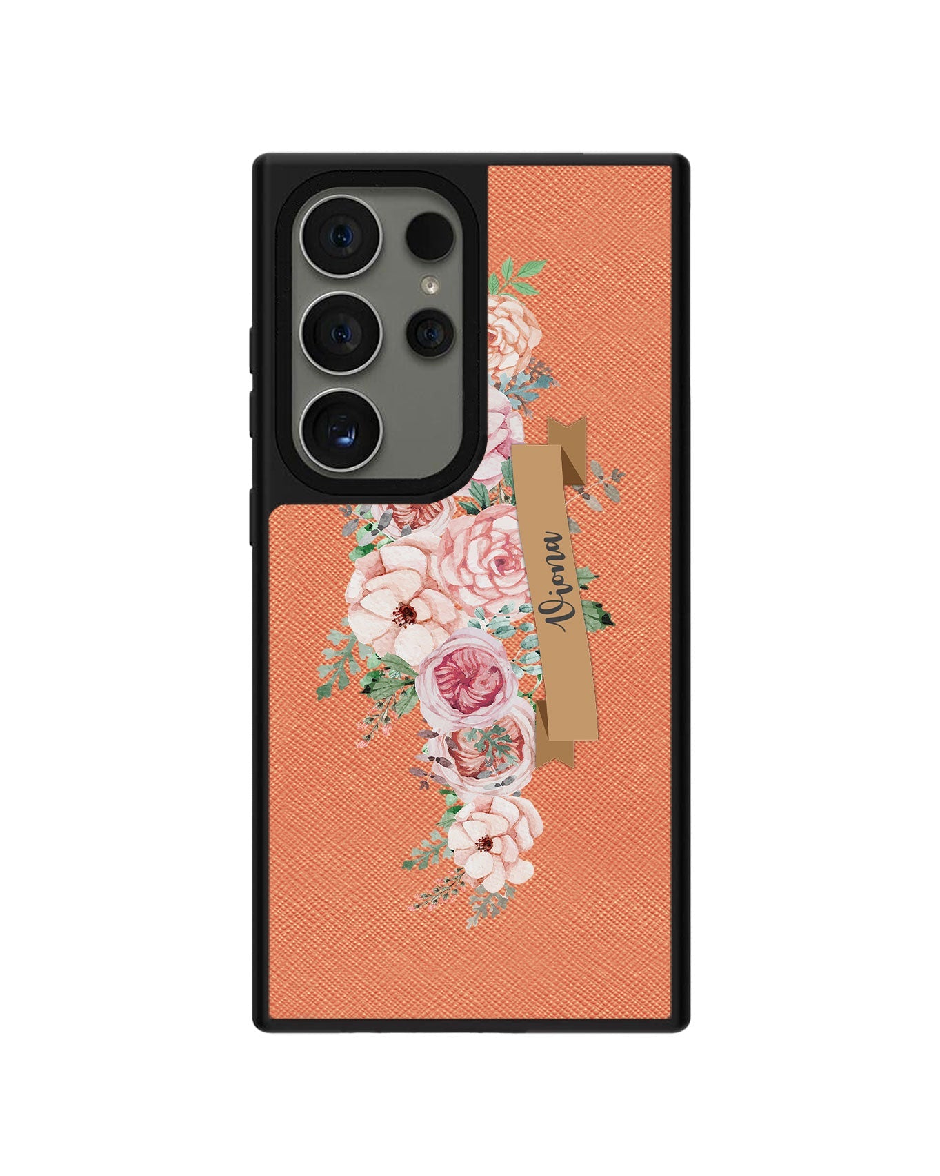 Android Leather Grip - Peony
