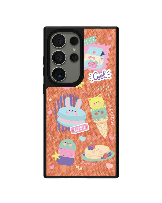 Android Leather Grip - Sweet Cafe