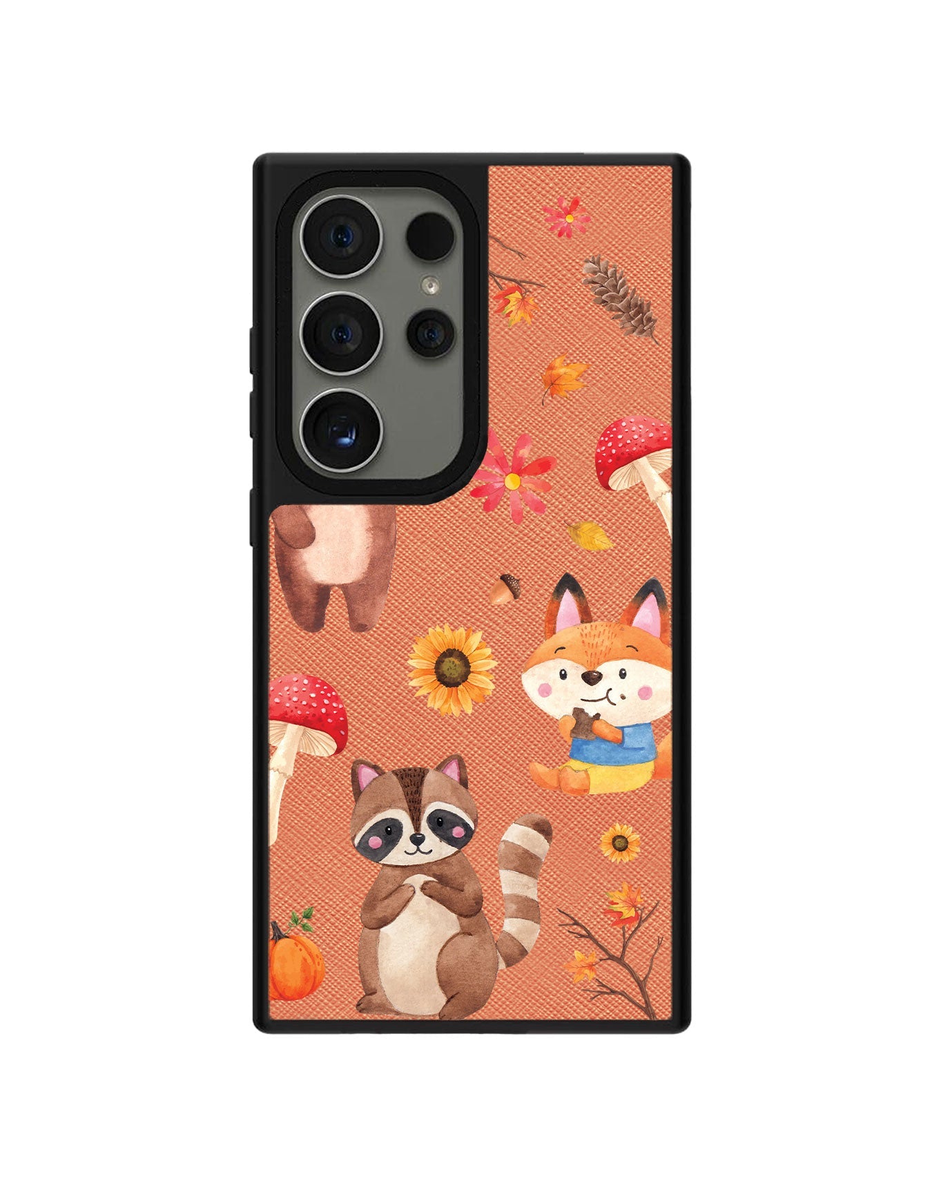 Android Leather Grip - Autumn Animals