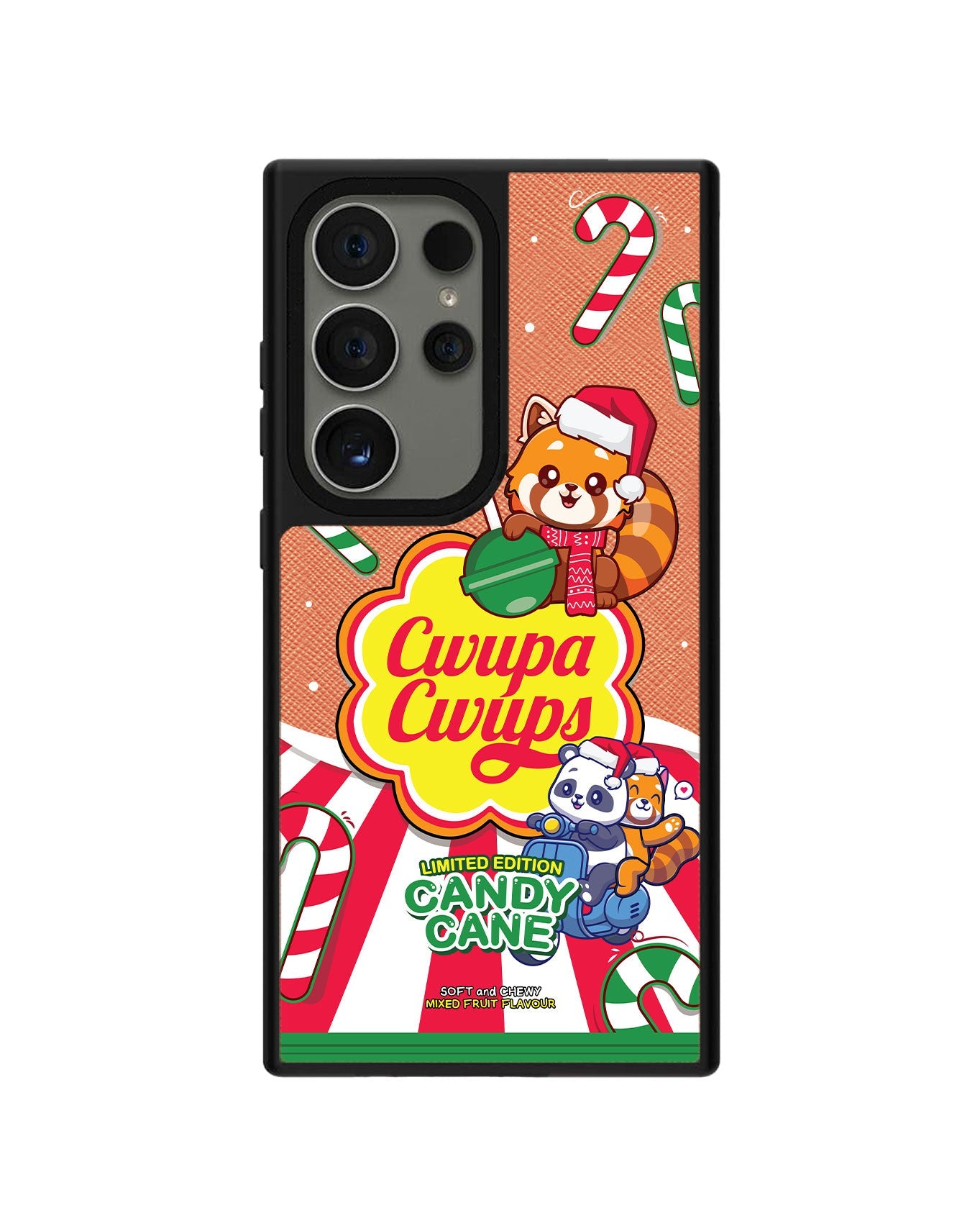 Android Leather Grip - Cwupa Cwups Christmas