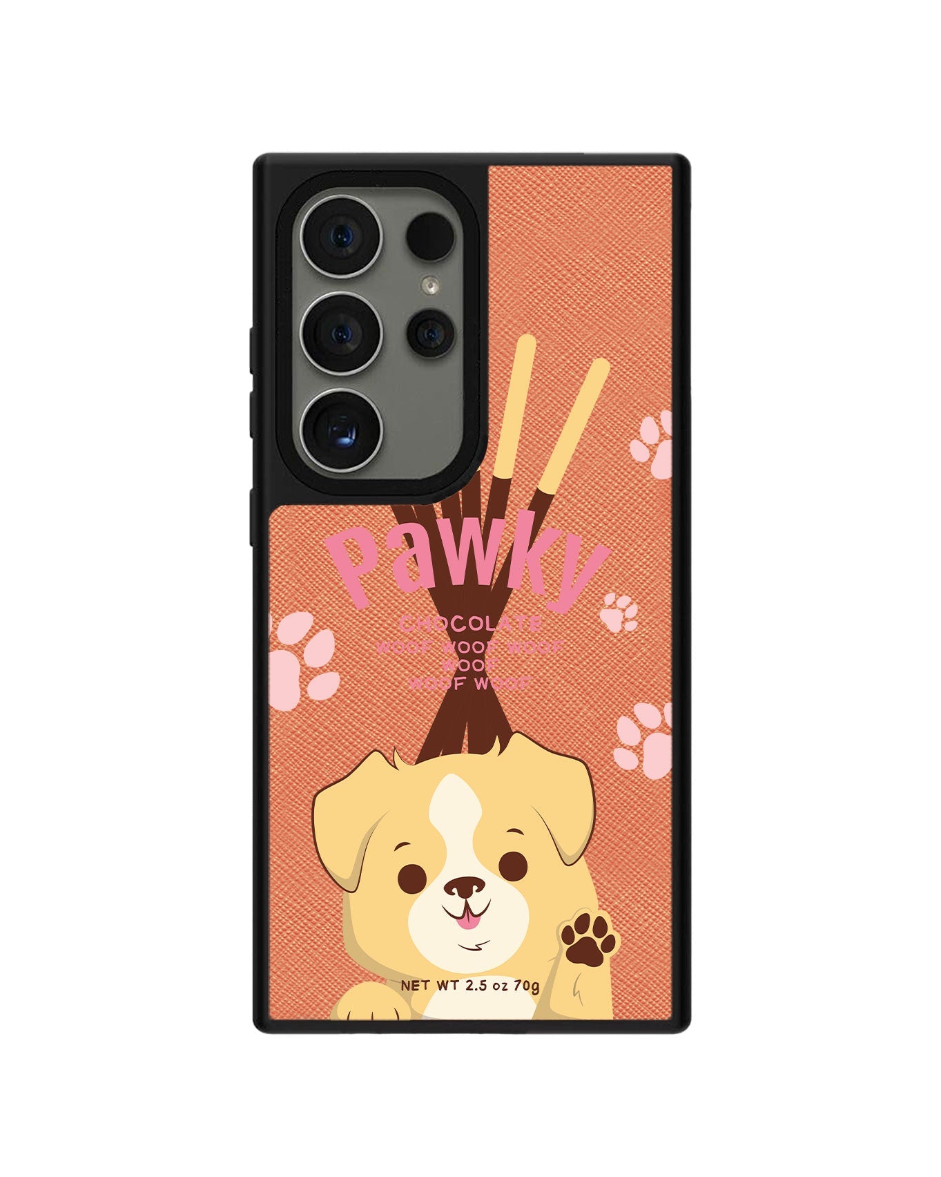 Android Leather Grip - Pawky Dog