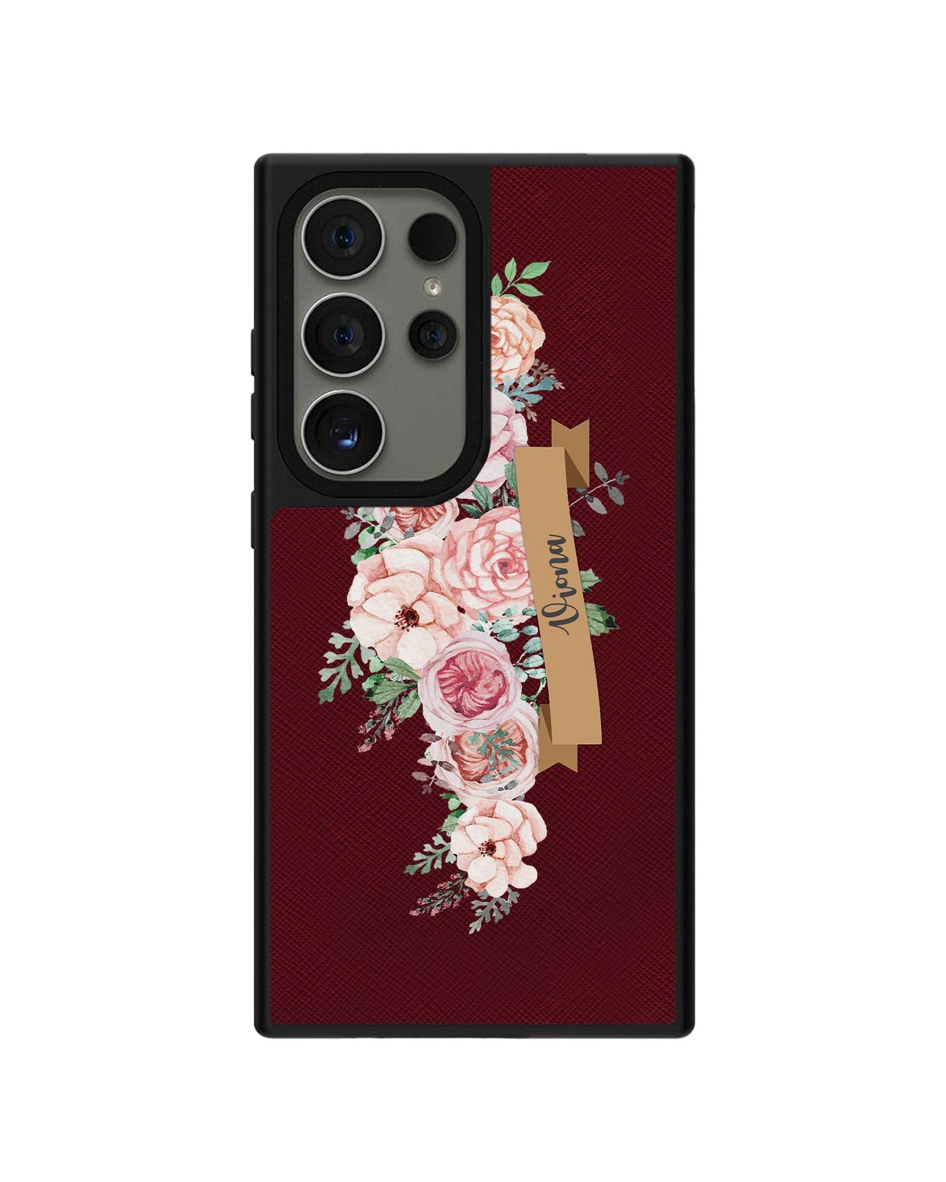 Android Leather Grip - Peony