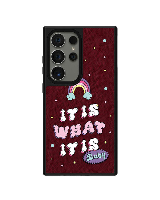 Android Leather Grip - It Is What It Is Baby