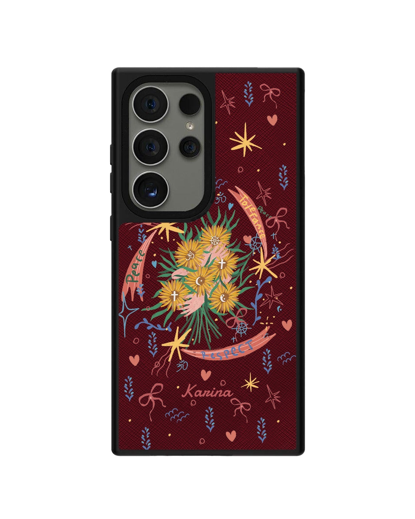 Android Leather Grip - Peace