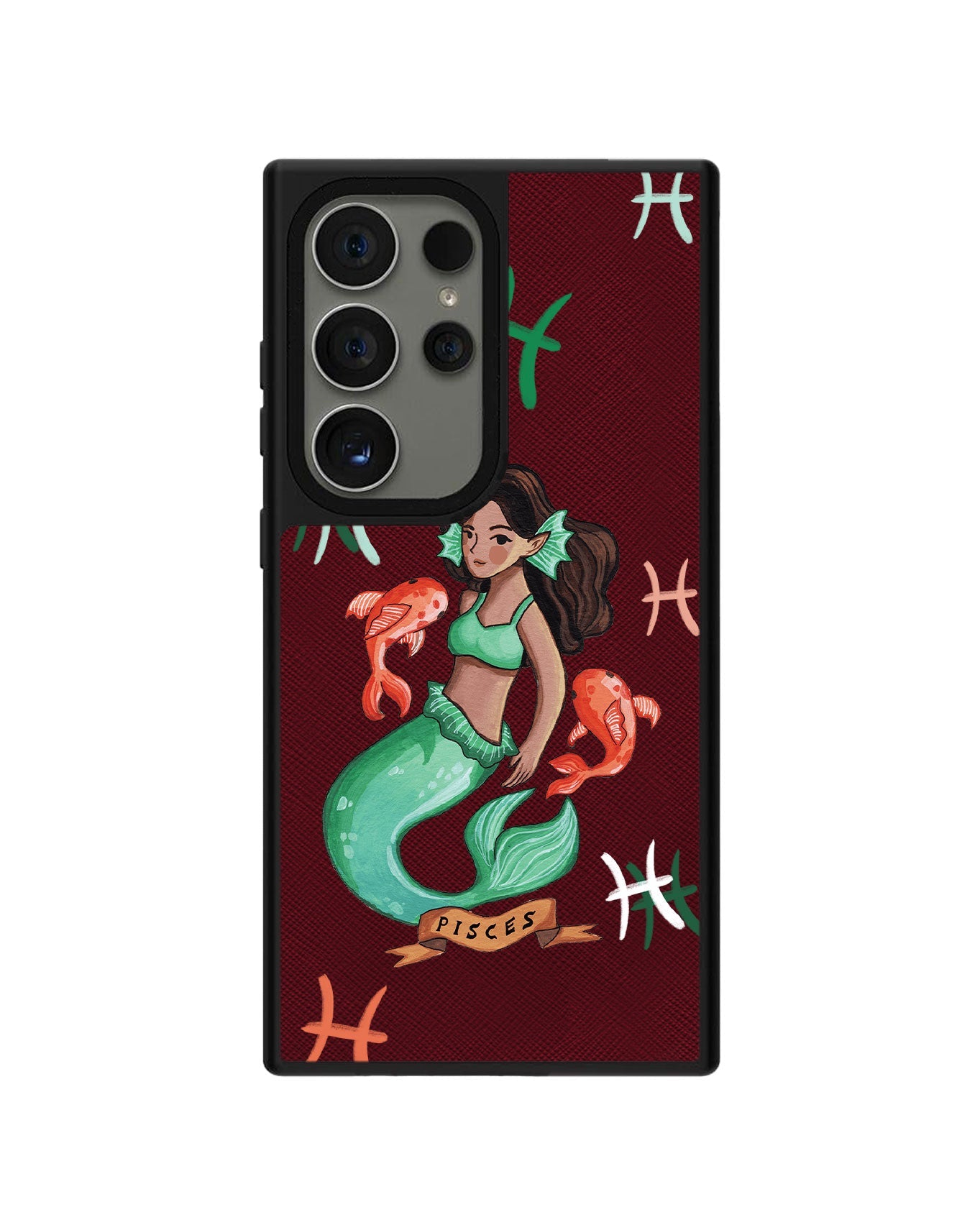 Android Leather Grip - Pisces
