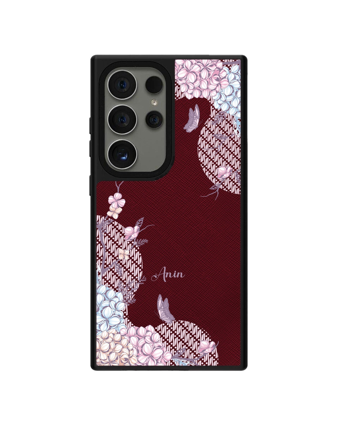 Android Leather Grip - Batik Florals