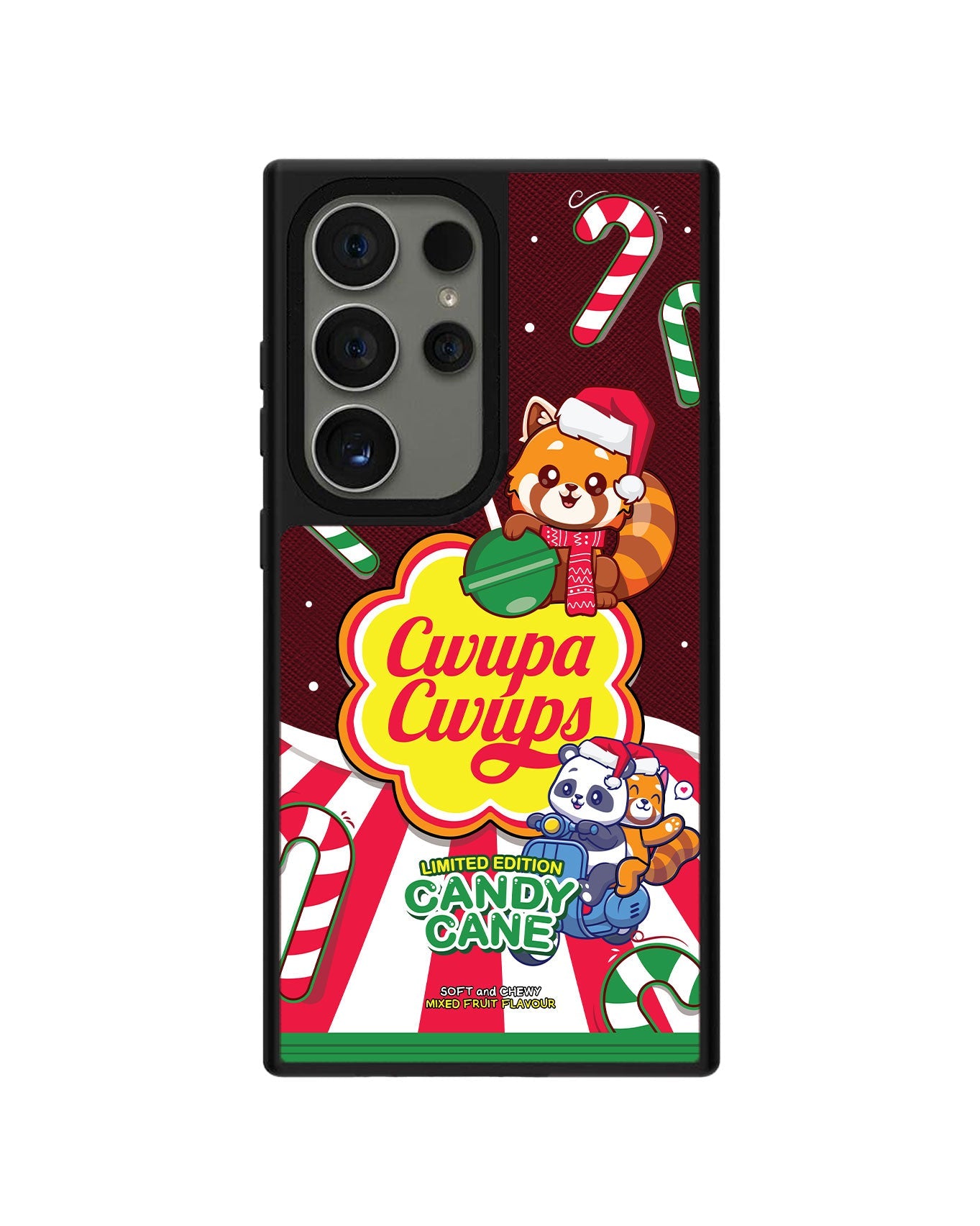 Android Leather Grip - Cwupa Cwups Christmas