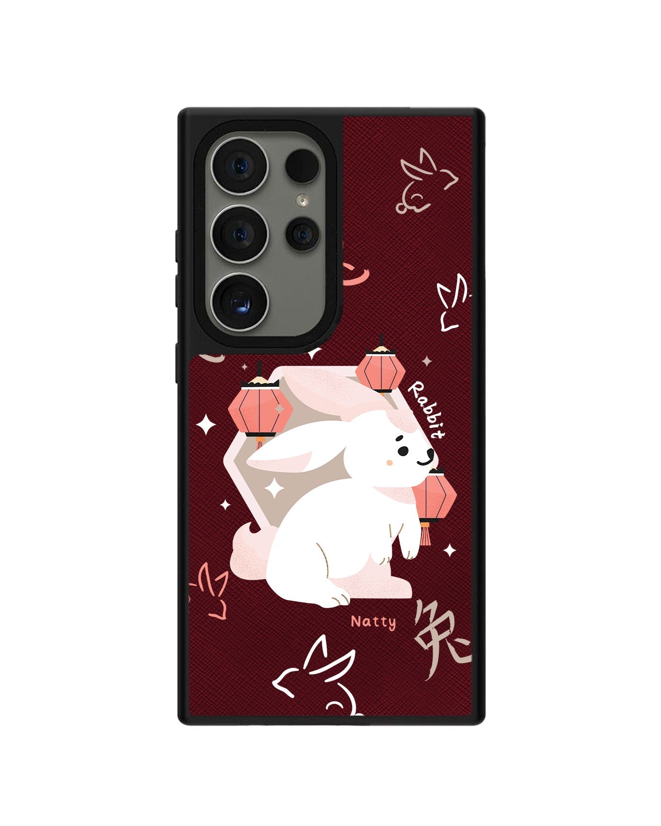 Android Leather Grip - Rabbit (Shio / Chinese Zodiac)