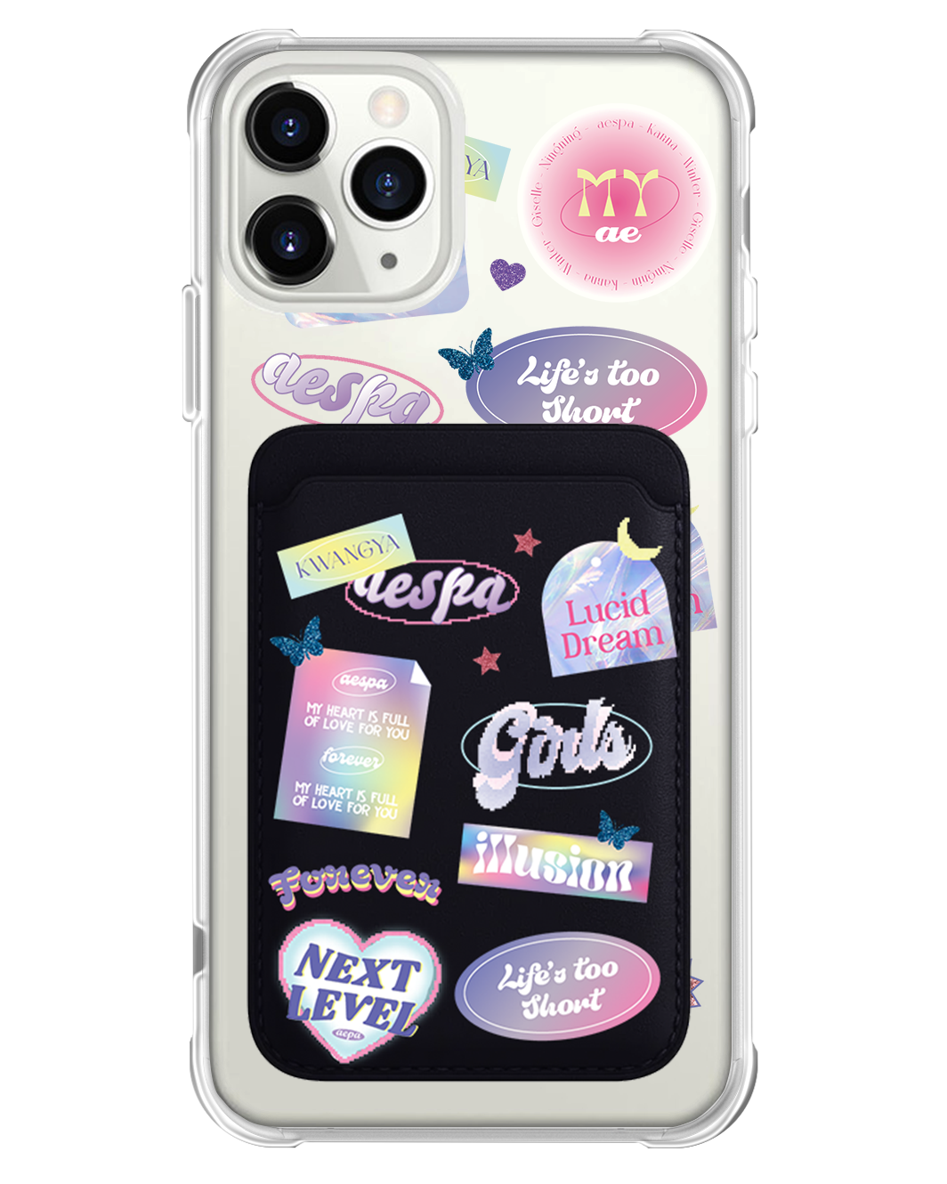 iPhone Magnetic Wallet Case - Aespa Girls Pack