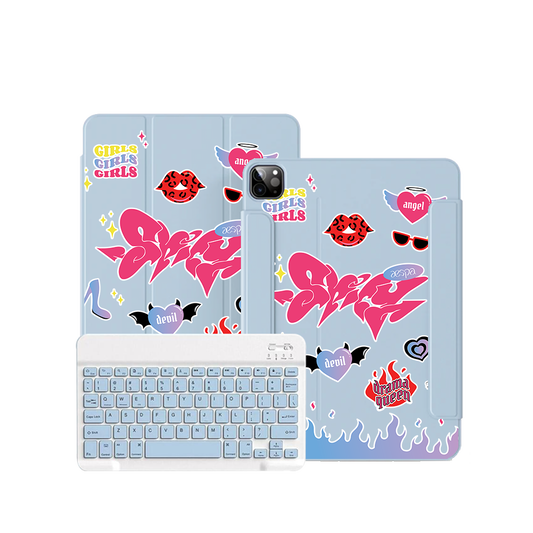 ฝาพับคีย์บอร์ดไร้สายสำหรับ iPad / Android - Aespa Spicy
