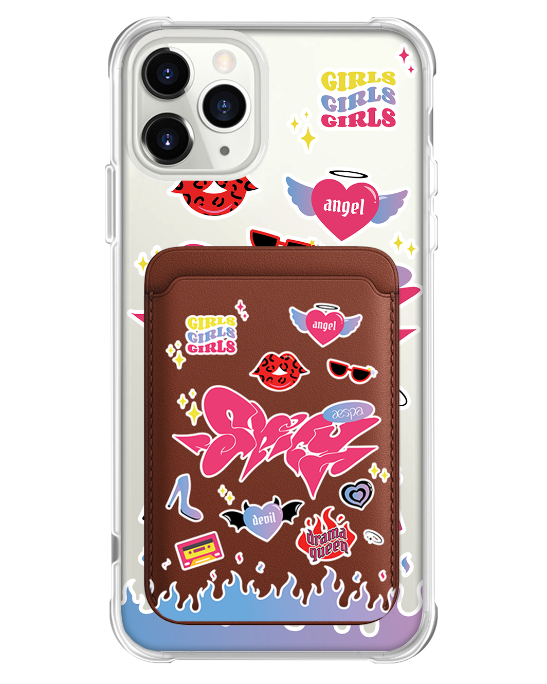 iPhone Magnetic Wallet Case - Aespa Spicy