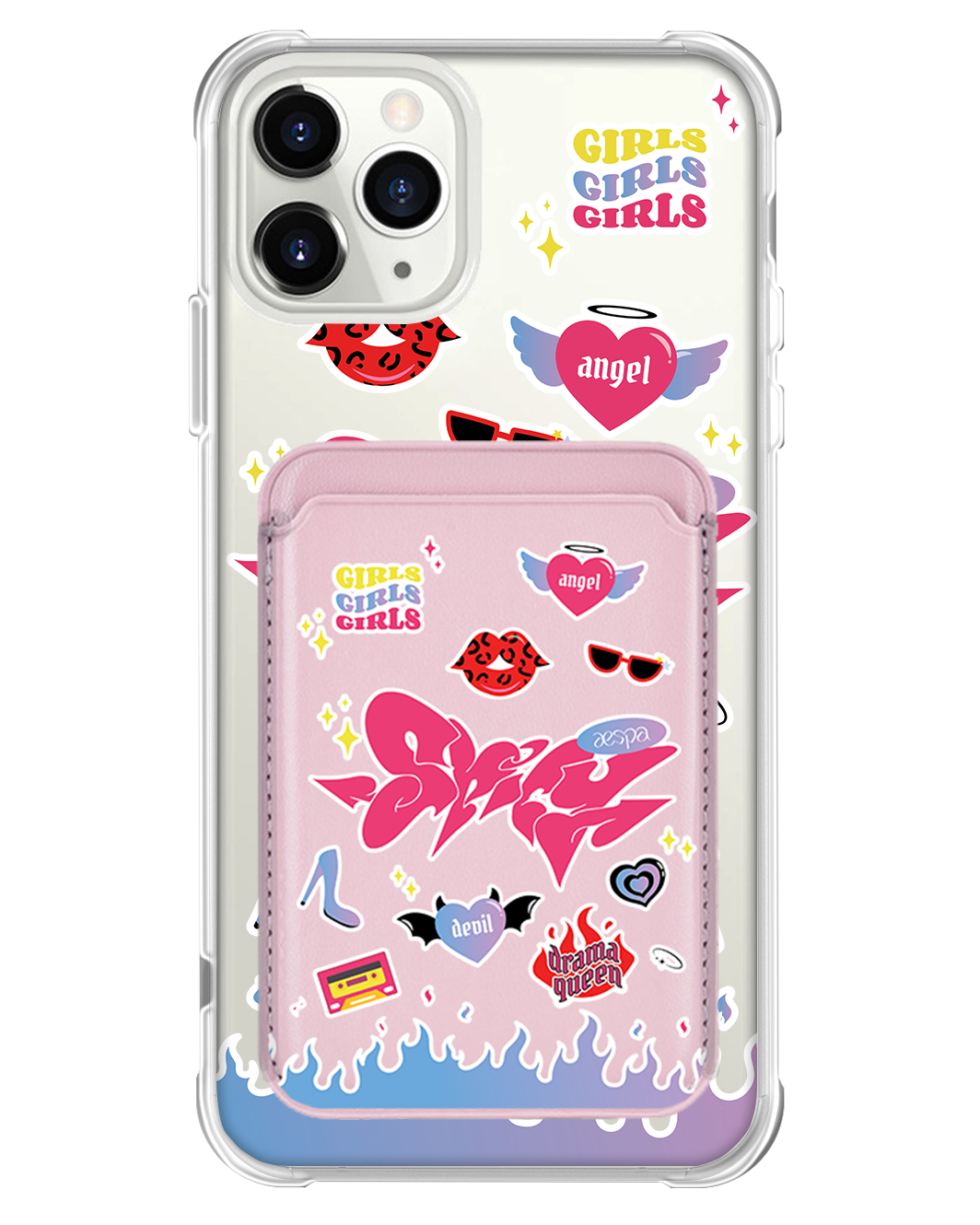 iPhone Magnetic Wallet Case - Aespa Spicy