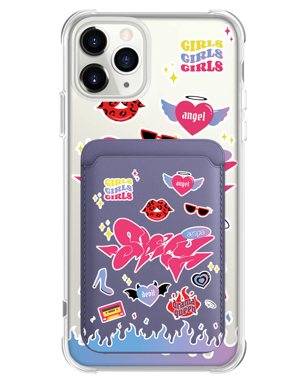 iPhone Magnetic Wallet Case - Aespa Spicy