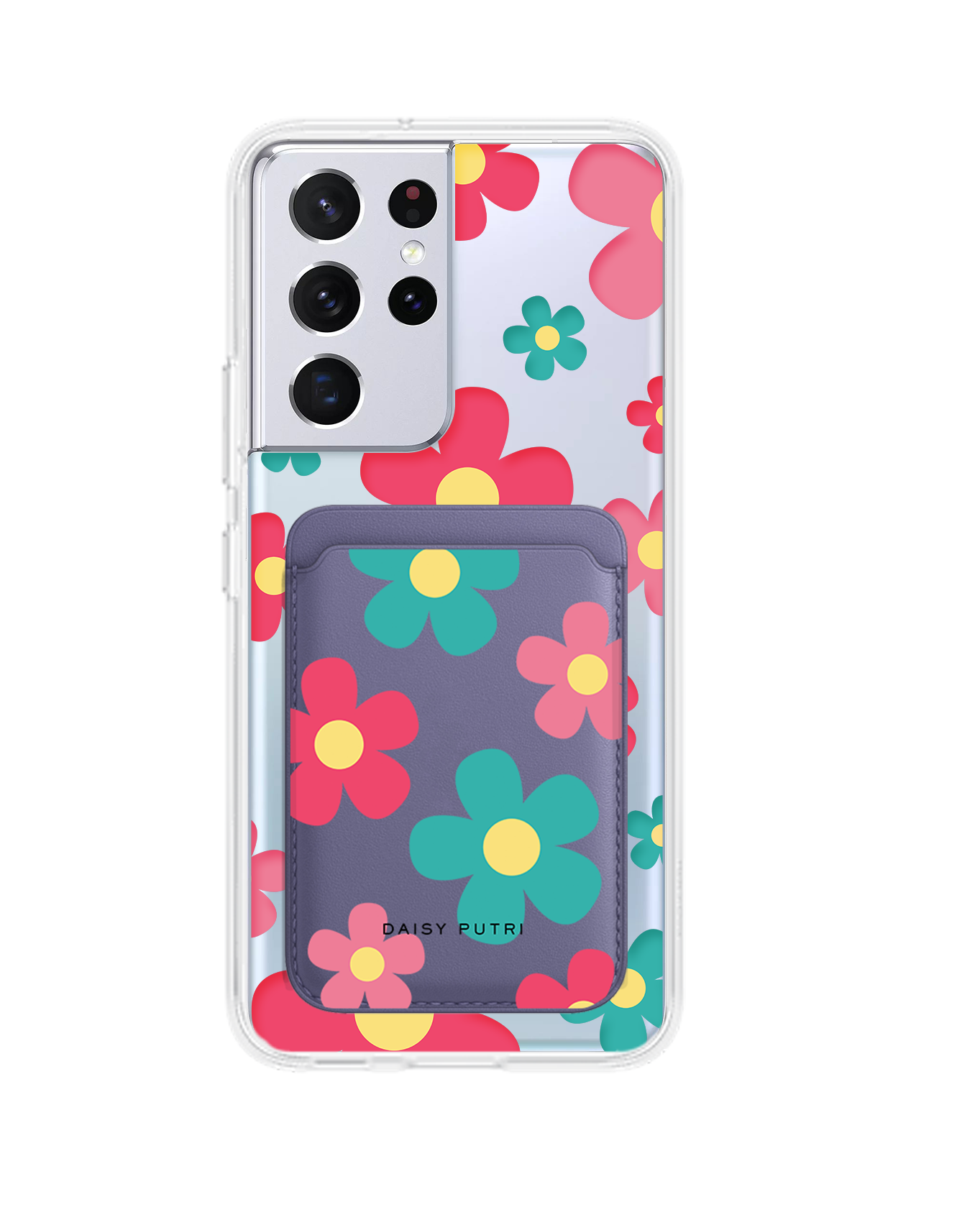 เคสกระเป๋าสตางค์แม่เหล็กสำหรับ Android - Daisy Delight 2.0