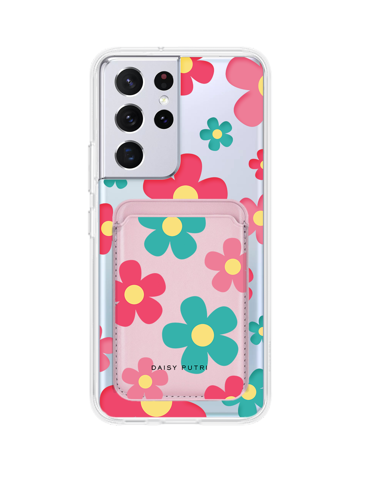 เคสกระเป๋าสตางค์แม่เหล็กสำหรับ Android - Daisy Delight 2.0
