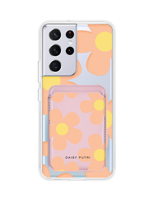Android Magnetic Wallet Case -  Daisy Love
