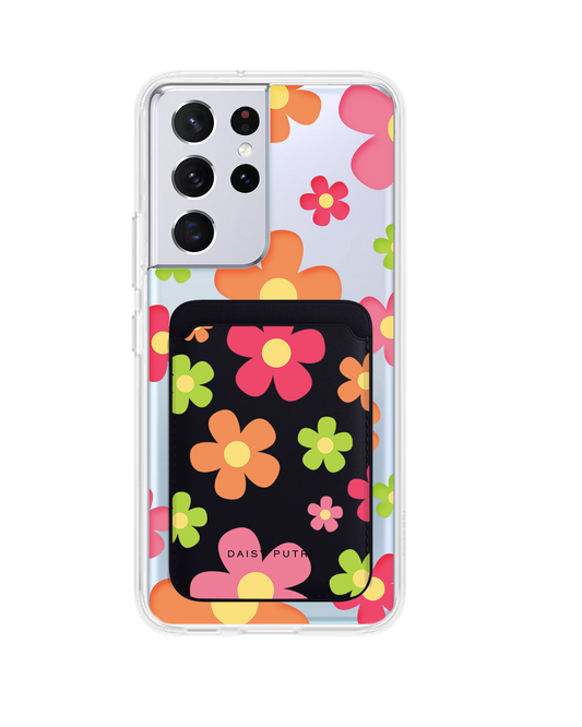 Android Magnetic Wallet Case -  Daisy Sunshine 2.0