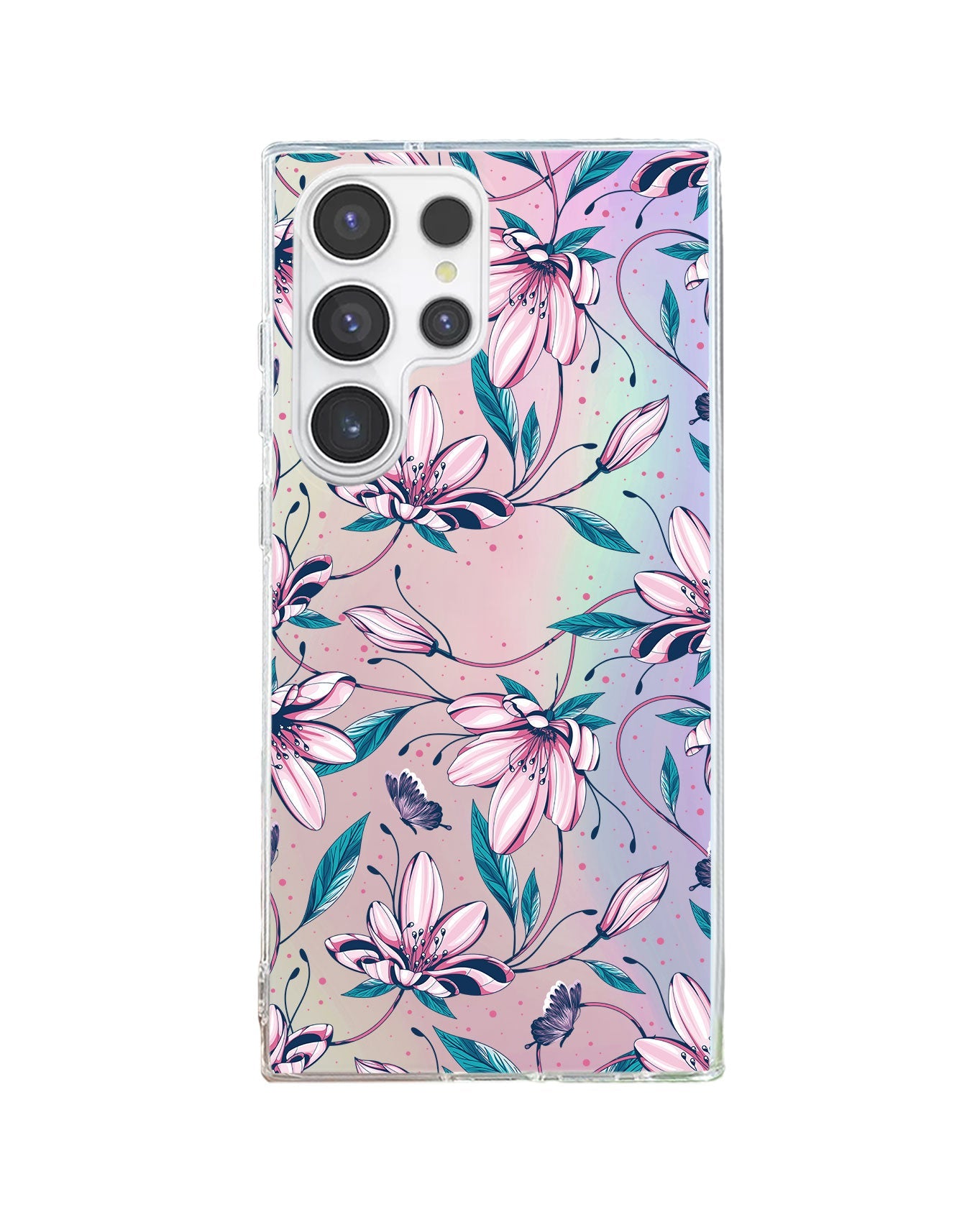 Android Rearguard Holo - ทิวลิปสีชมพู