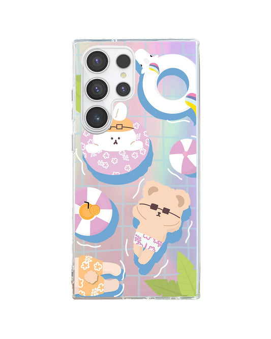 Android Rearguard Holo - สีชมพู Pool Party