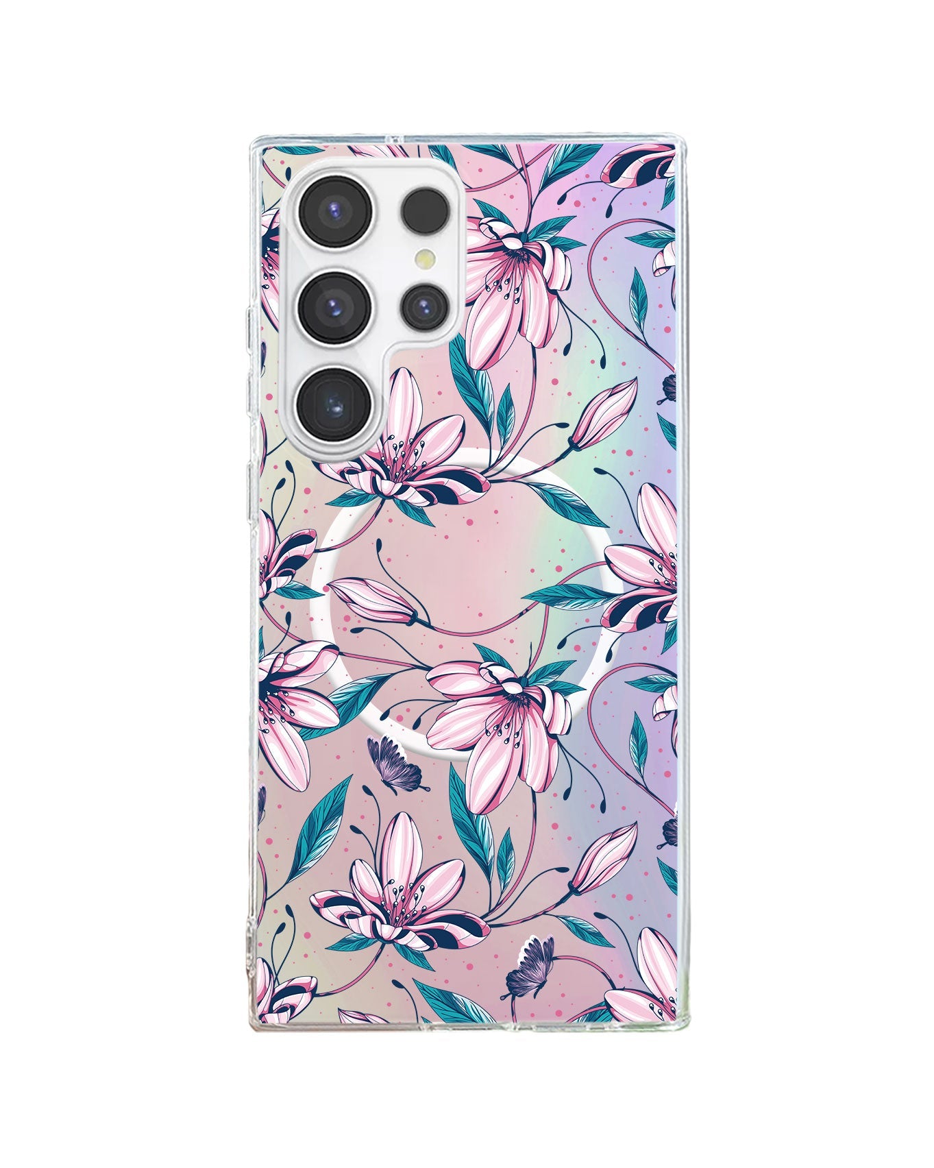 Android Rearguard Holo - ทิวลิปสีชมพู