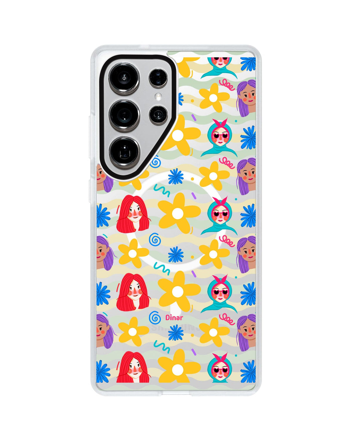 Android Rearguard MagSwap - Daisy Faces
