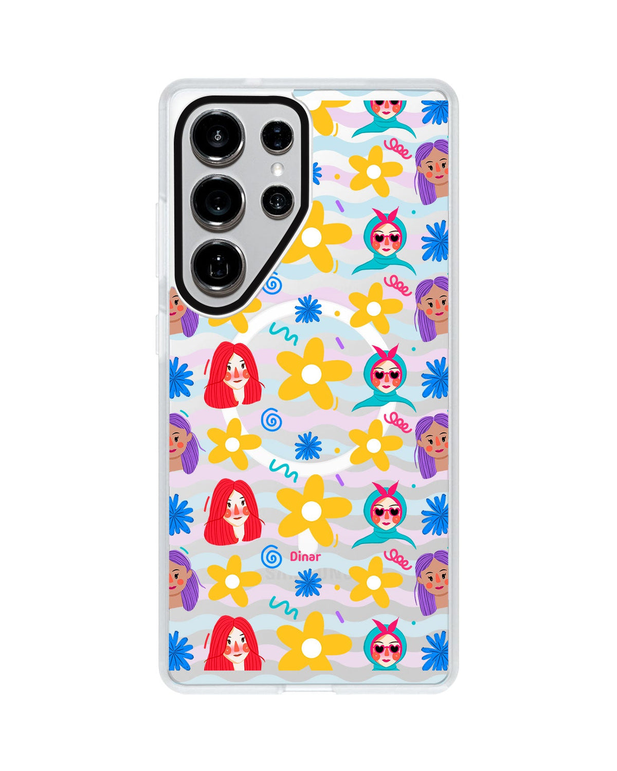 Android Rearguard MagSwap - Daisy Faces