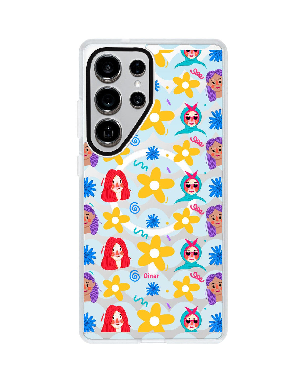 Android Rearguard MagSwap - Daisy Faces