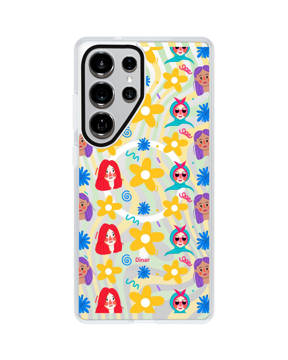 Android Rearguard MagSwap - Daisy Faces