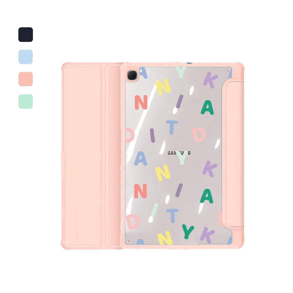 Android Tab Flipcover - CUSTOM MONOGRAM Rainbow 2.0