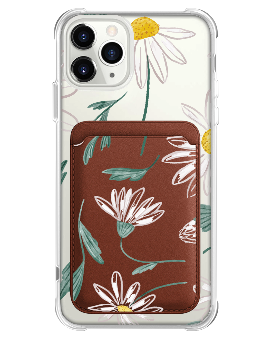 iPhone Magnetic Wallet Case - April Daisy
