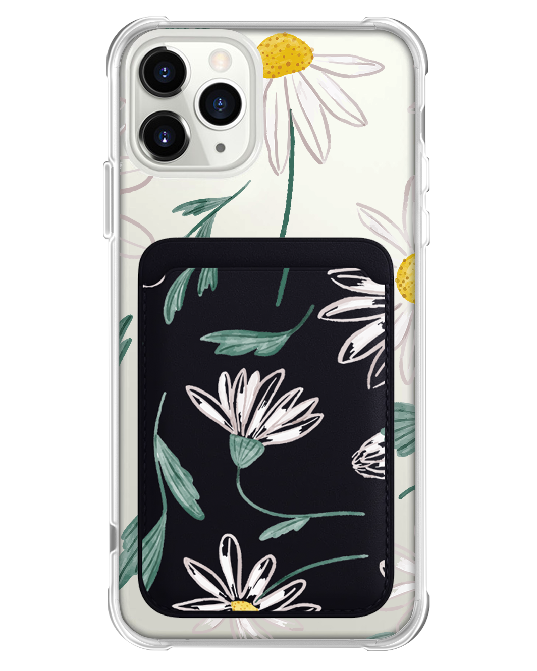 iPhone Magnetic Wallet Case - April Daisy