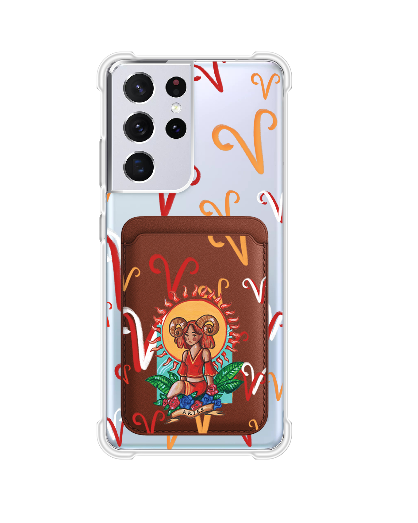 Android Magnetic Wallet Case - Aries