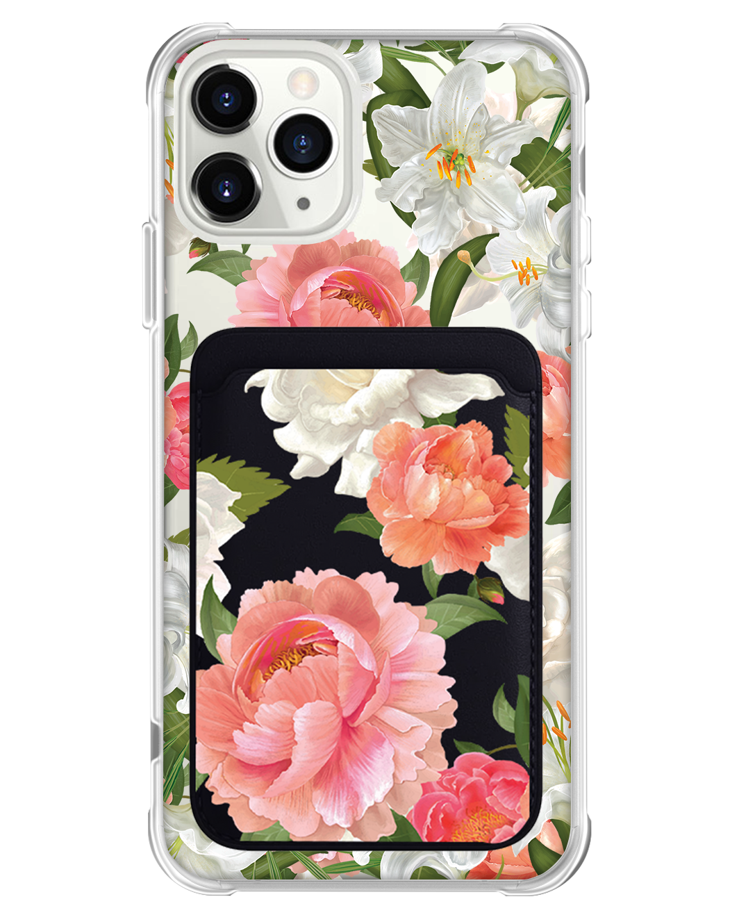 iPhone Magnetic Wallet Case - August Peony