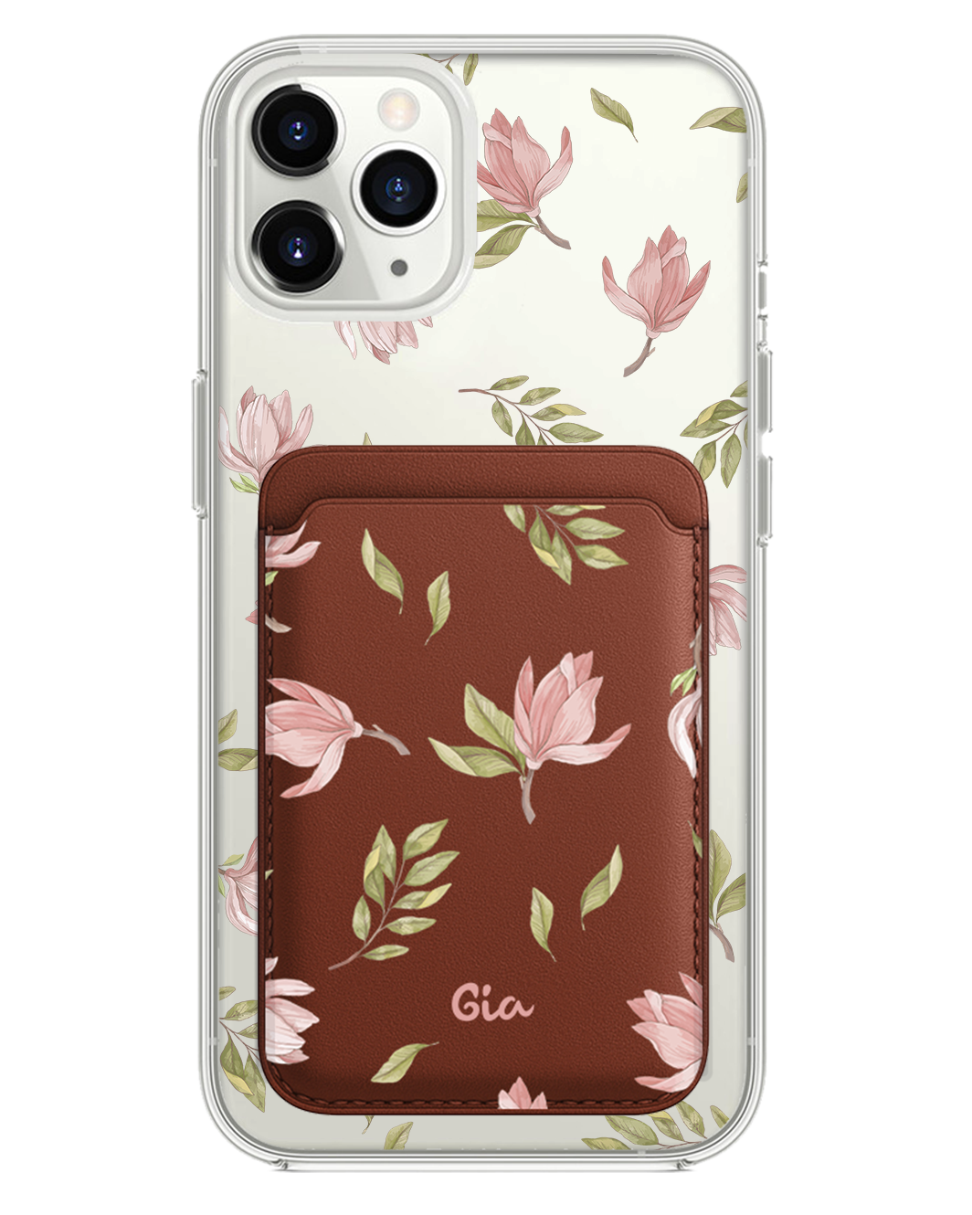 iPhone Magnetic Wallet Case - Azalea