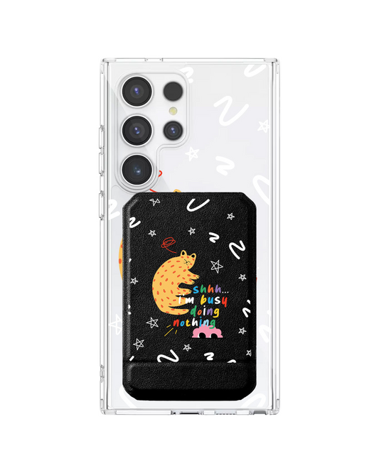Android Magnetic Multifold Wallet - Busy Doing Nothing