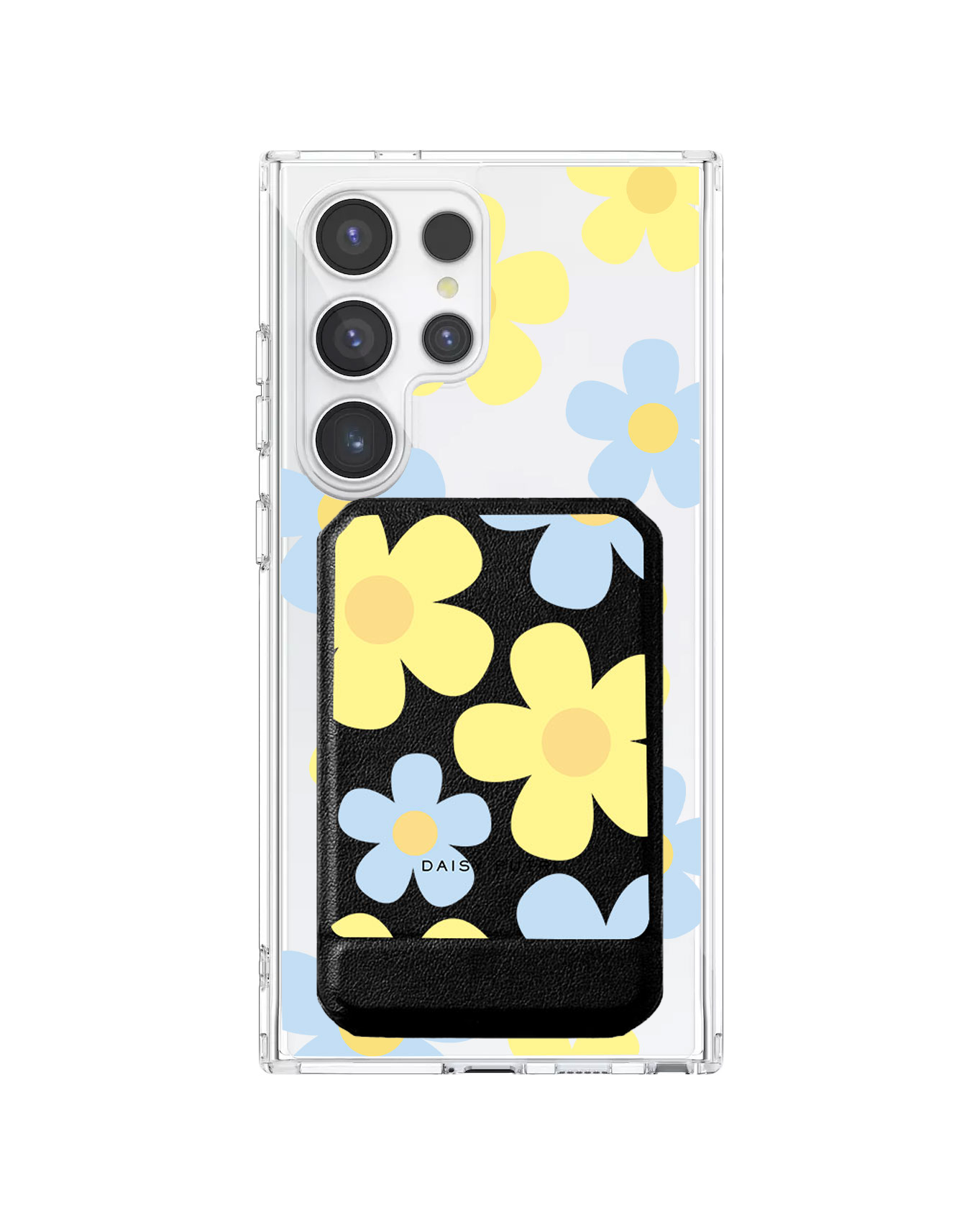 Android Magnetic Multifold Wallet - Daisy Skies