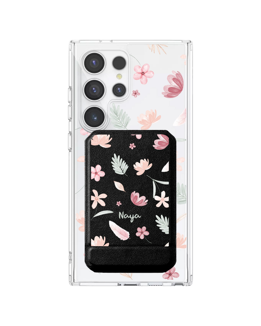 Android Magnetic Multifold Wallet - Wild Flower