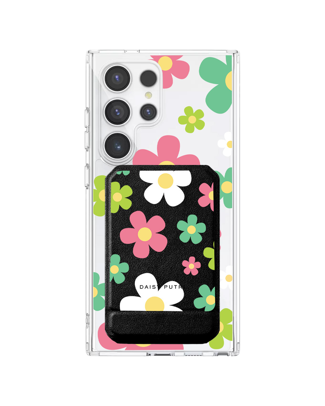 Android Magnetic Multifold Wallet - Daisy Wild