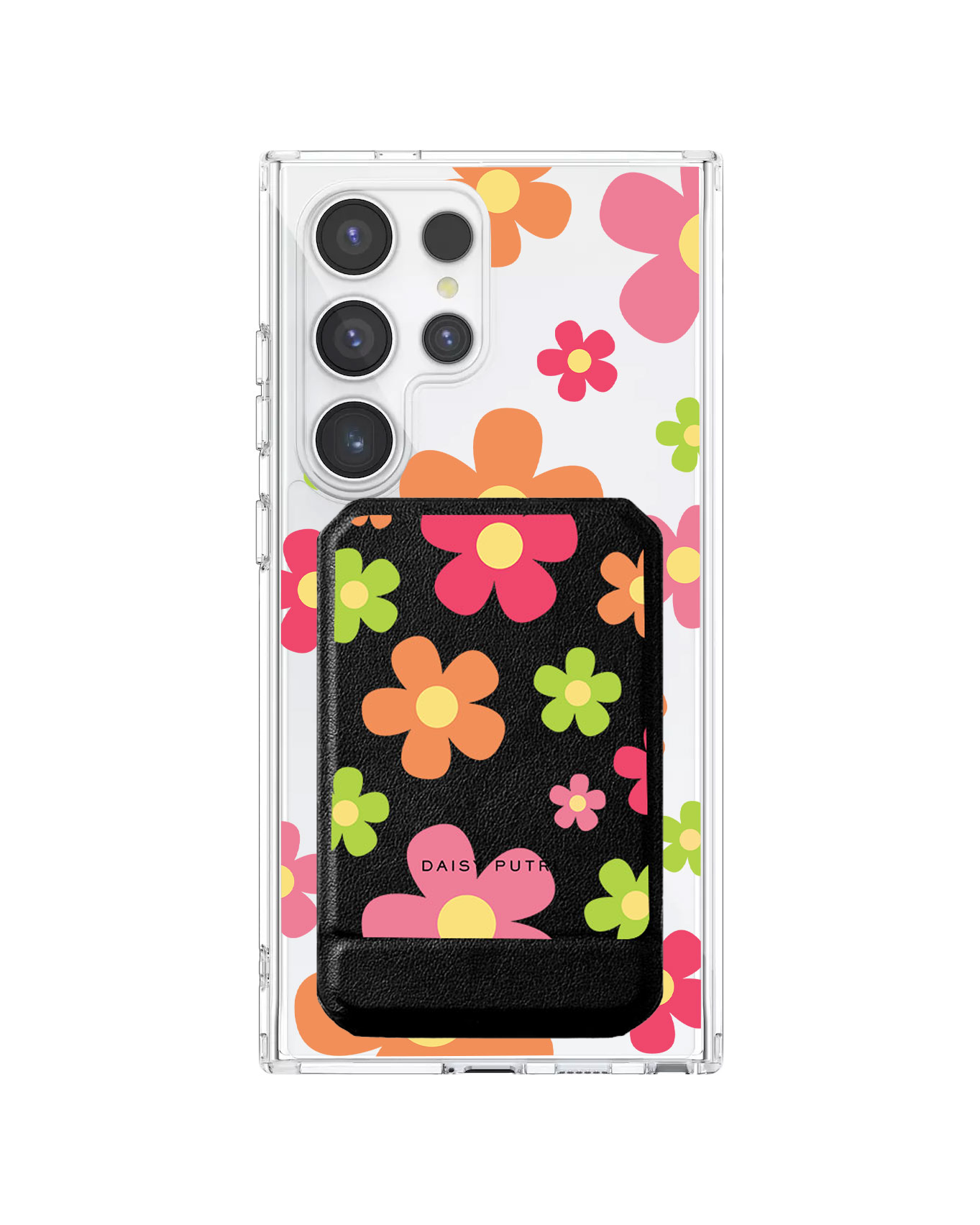 Android Magnetic Multifold Wallet - Daisy Sunshine 2.0