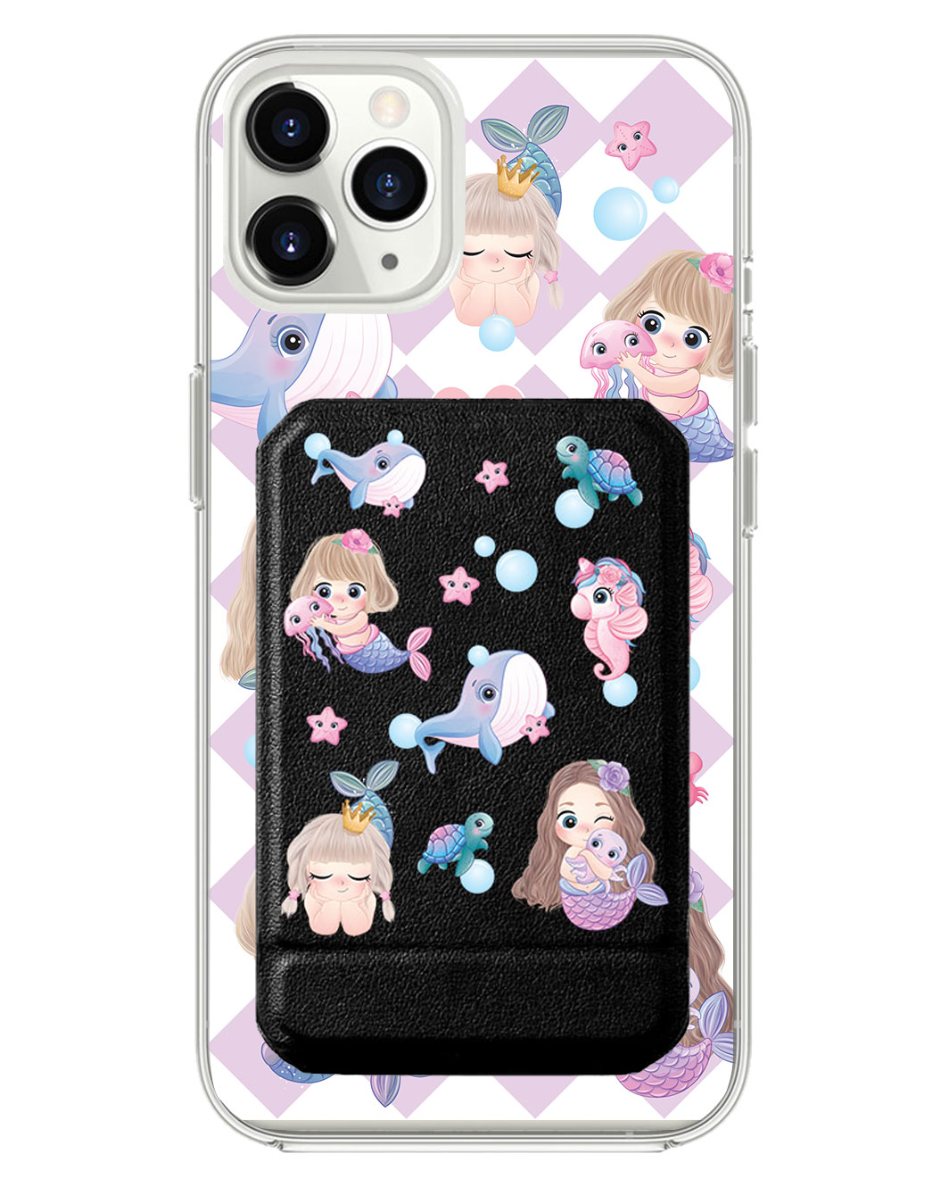 iPhone Magnetic Multifold Wallet - Little Mermaid