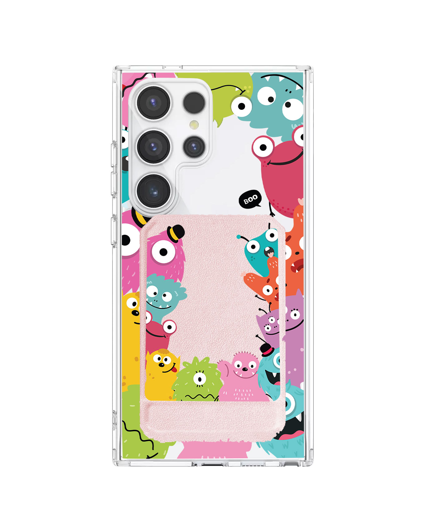 Android Magnetic Multifold Wallet - Little Monster
