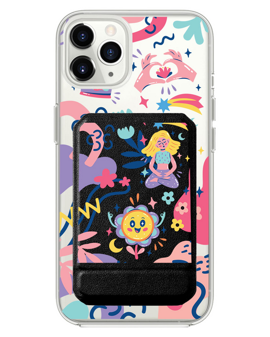iPhone Magnetic Multifold Wallet - Heather