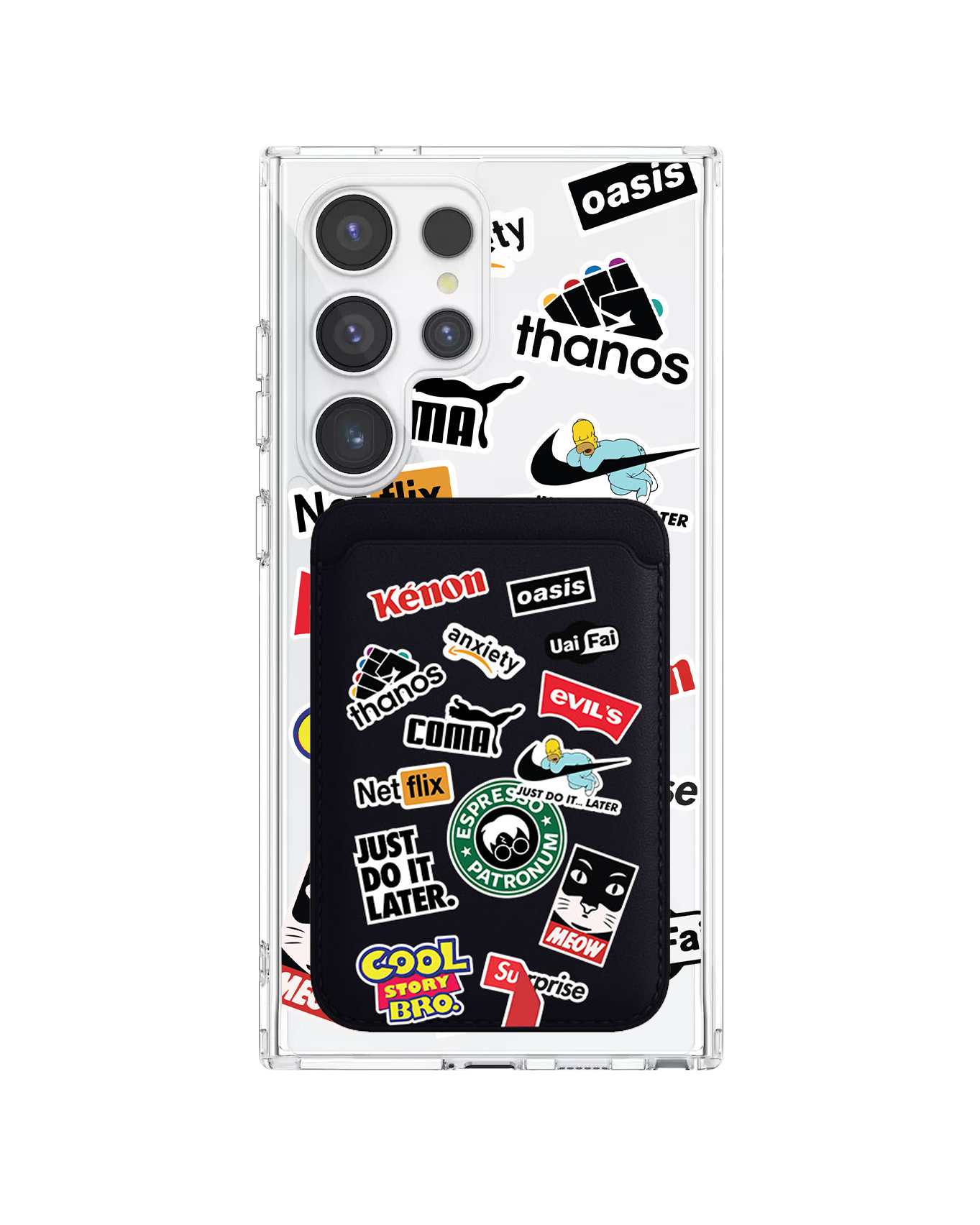 Android Magnetic Wallet Case - Brand Parody 1.0